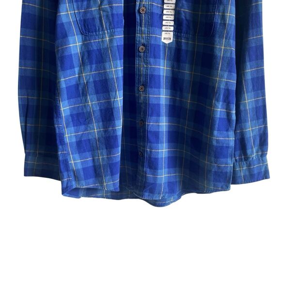 Duluth Trading Co Size LT Large Tall Mens Free Swingin Flannel Shirt Button Down - Picture 3 of 7